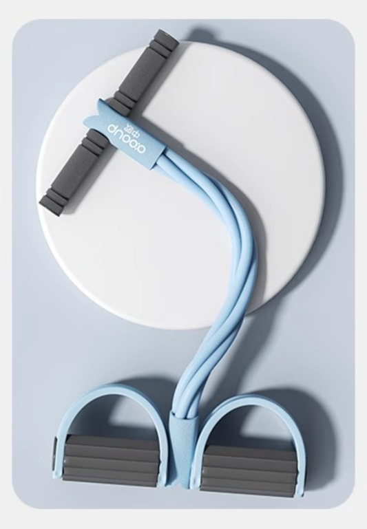 【flash sale】blue Multifunction Pedal Resistance Band, Elastic Pull Rope Fitness, Full-Body Workout at Home Gym, Exercise Sit-up, Yoga, Abdominal Training