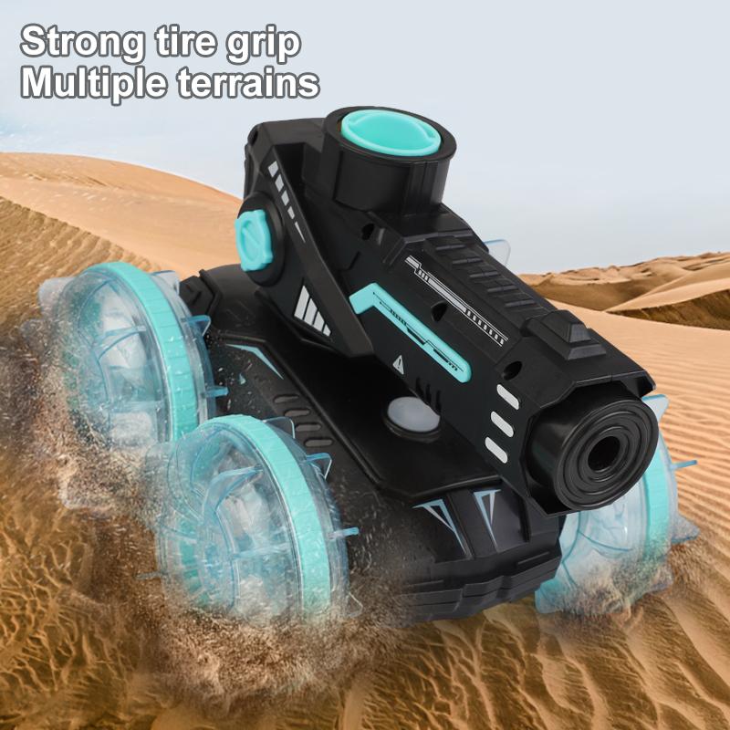 Remote Control Wate Car Boat with Lights & Self-Dispensing,Cool Outdoor Summer Beach Pool Toy,Child Gift,Back To School Gift