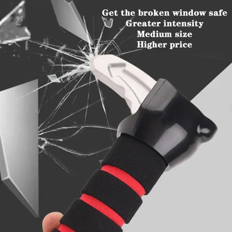 Multifunctional Car Safety Hammer Window Breaker Elderly People Portable Door Assist Handle Seat Belt Cutter Car Rescue Tools Vehicle