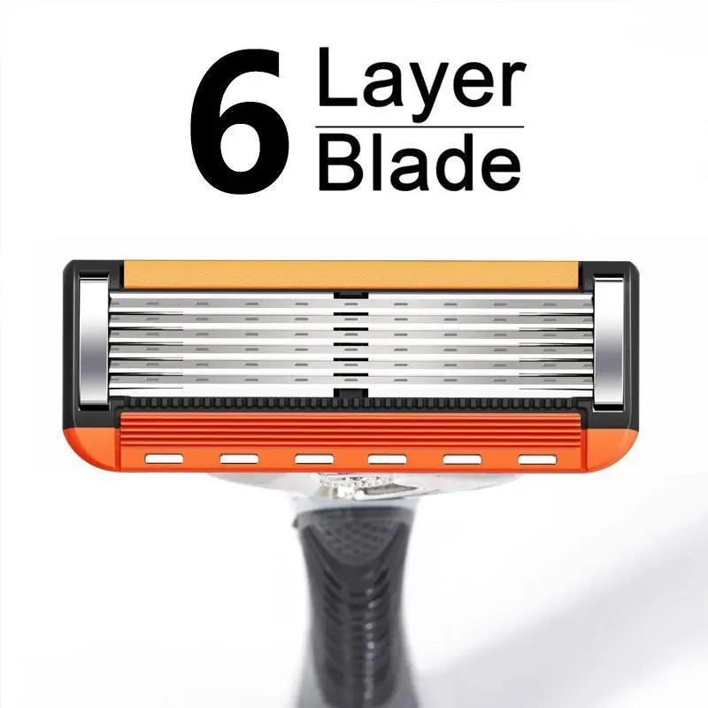 48-Piece Men's Razor Blades with Handle - Stainless Steel, Ultra Sharp Stainless Steel Blades, Bulk Shaving Set for Face & Head, Bei Rahisi Tanzania