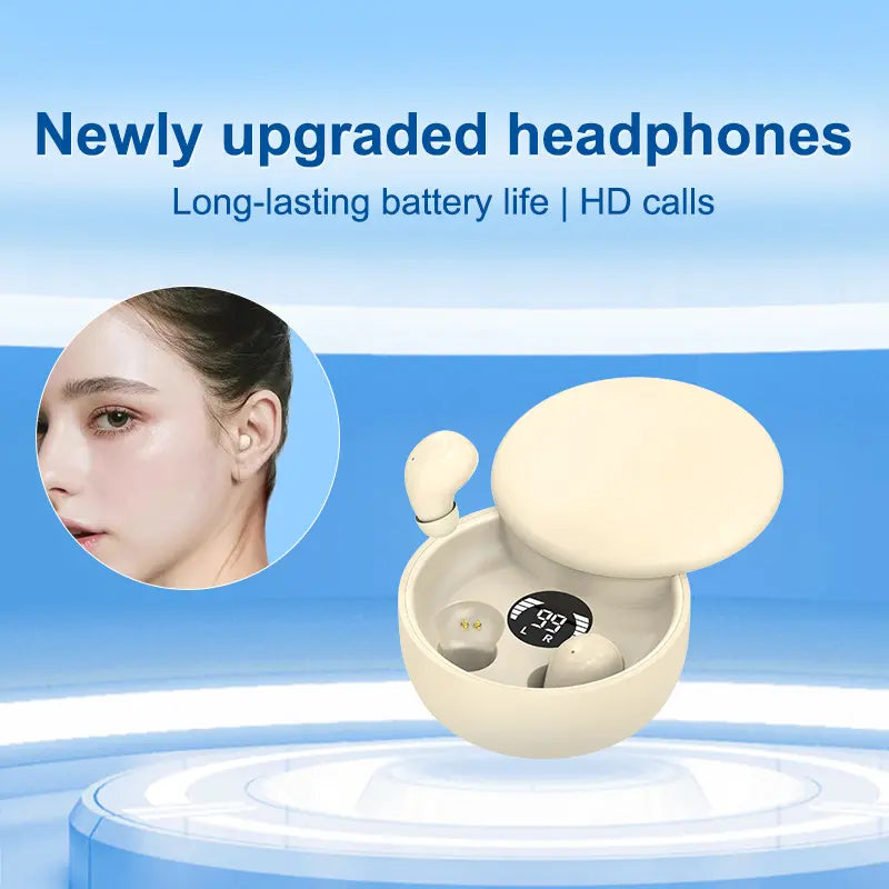 【flash sale】 Mini Invisible Headphones Bluetooth 5.4 True Wireless In-Ear Earphones sport Audio Earbud audifonos bluetooth wireless headphones noise cancelling headphones gamingheadset