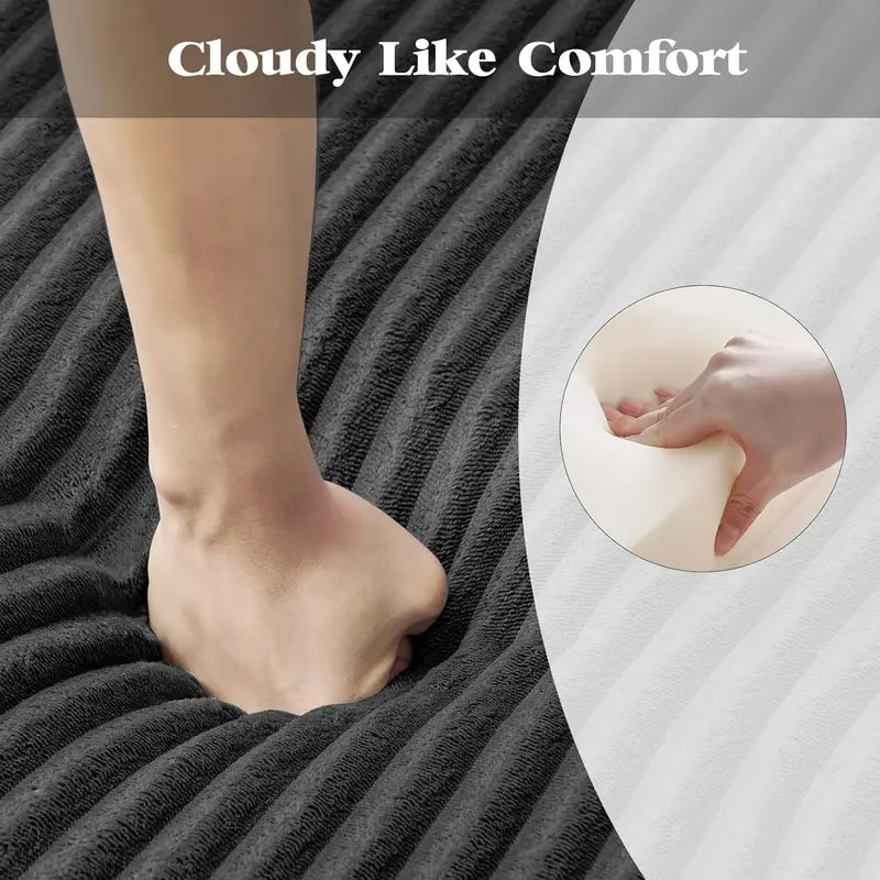 [3 Packs Shipped] [8 Free Pillows] Niccae Large U-Shaped Sectional Sofa, Compressed Corduroy, Modern Living Room Sleeper Sofa, Space-Saving Design (3 Packs Shipped) - Convertible Corduroy Sectional Sofa