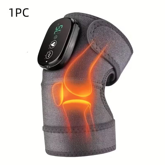 3‑in‑1 Wireless Heating & Vibration Massager, Multi‑Functional Joint Massager for Shoulder, Knee and Elbow with Heating Pad