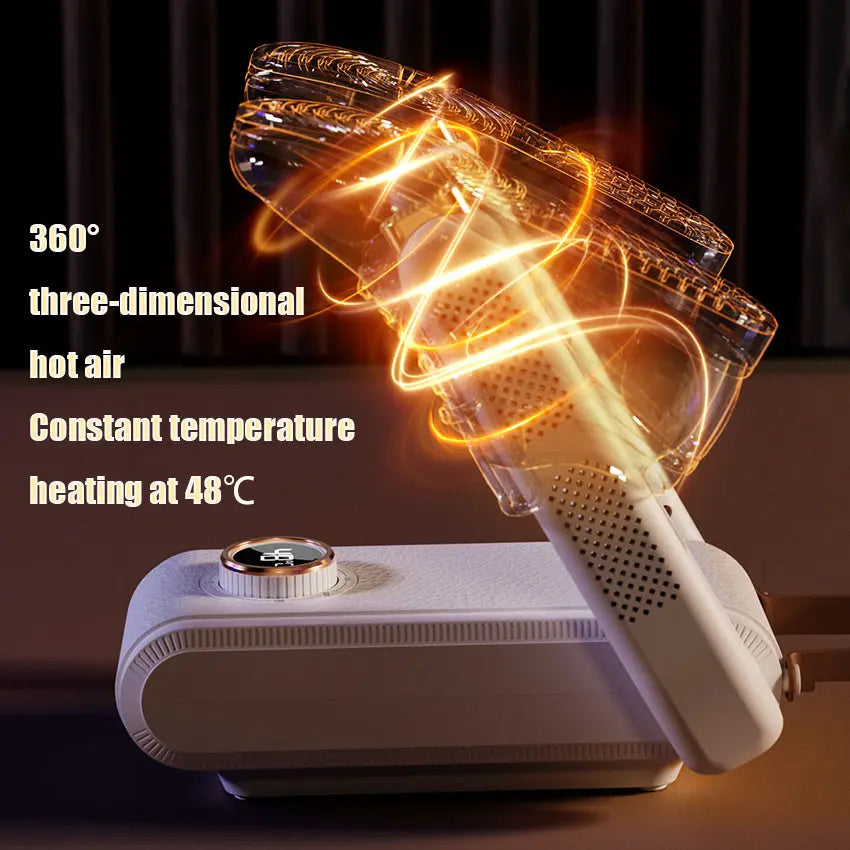 Work Boot Dryer with Smart Timer & Auto Off: TelescopicFolding Design, Boot Warmer & Deodorizer for Work Boots