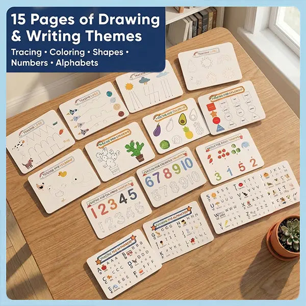 [30 Activities] Mallify Montessori Busy Book for Kids, Preschool Learning Activities, Toddler Busy Board, Gifts for Toddlers, Busy Tots Bilingual Toddler Markers, Travel Student Painting Supplies, Teaching Supplies, mothersdaygift, #dealsforyoudays image 3