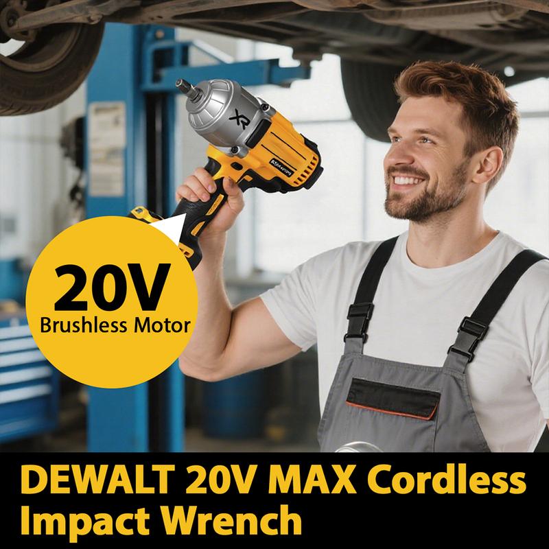 DeWalt DCF900 20V/60V MAX* Brushless 1/2" High-Torque Impact Wrench – 600 Nm of Nut-Busting Power!