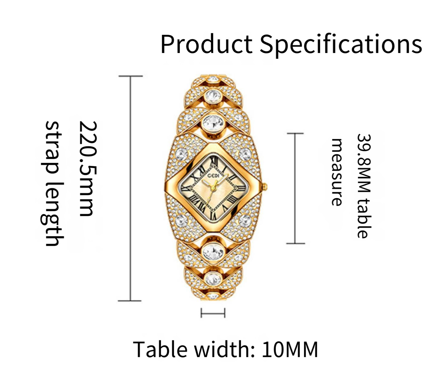 Luxury Full Diamond Bangle Bracelet Watch Women Fashion Stainless Steel Quartz Wristwatch 30M Waterproof Elegant Stylish Unique Gift Bling Jewelry Christmas Gift Holiday Present for Her