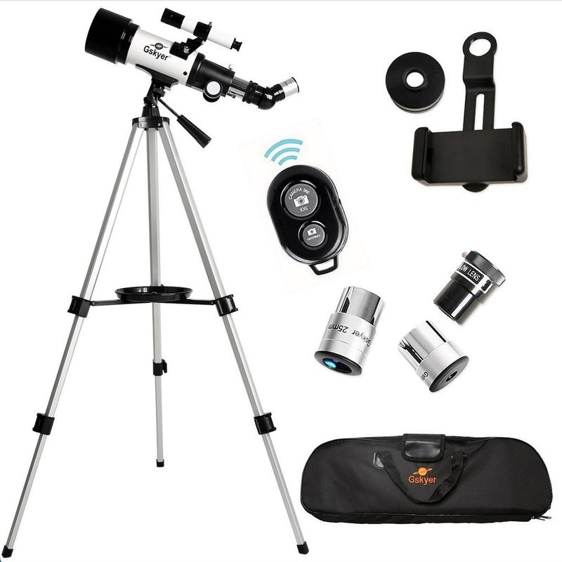 Gskyer Telescope — 70mm Aperture 400mm AZ Mount Astronomical Refracting Telescope for Beginners telescope 5000x zoom g skyer kids telescope gskyer70400