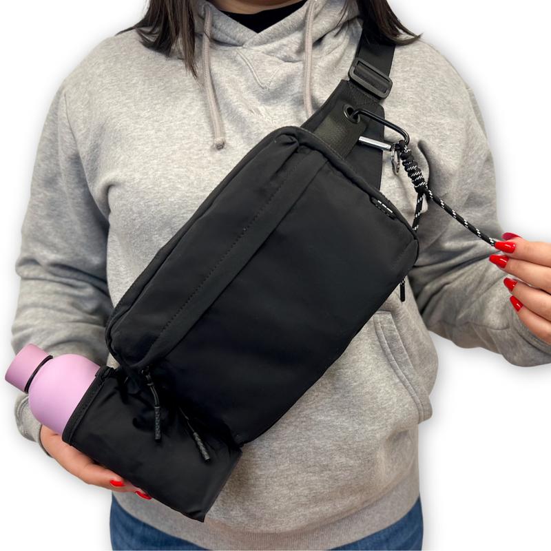 New All In One Iris Crossbody Bag 2.0 (#1150) Water Bottle Holder, Adjustable Strap - By Iris & Rainbow