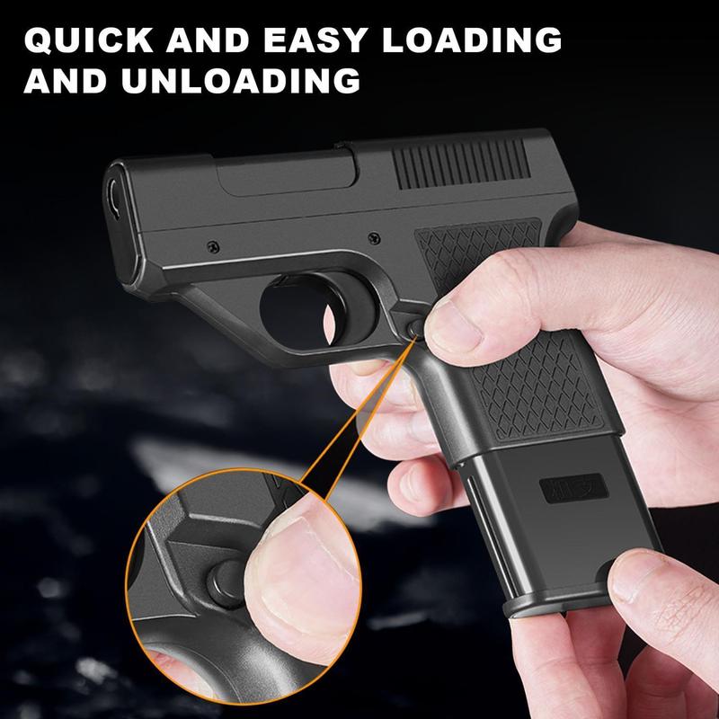 Creative lighter, Fun torch, igniter, barbecue and camping, multi-functional storage,case lighter cigar，no butane harmless gas, black gift for men and women (add gas by yourself)