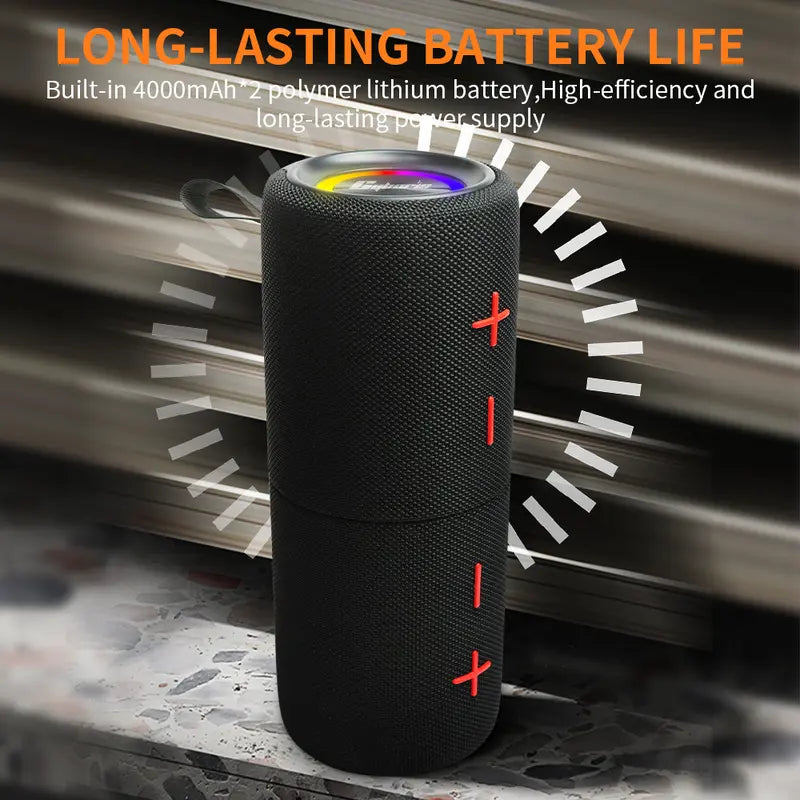 【S11 Plus】 2 in 1 Bluetooth Speaker 40W High Volume Stereo IPX6 Waterproof 24 Hours Play Time Bluetooth V5.3 Connectable for Smartphones & More bluetooth speaker subwoofers Audio Magnetic
