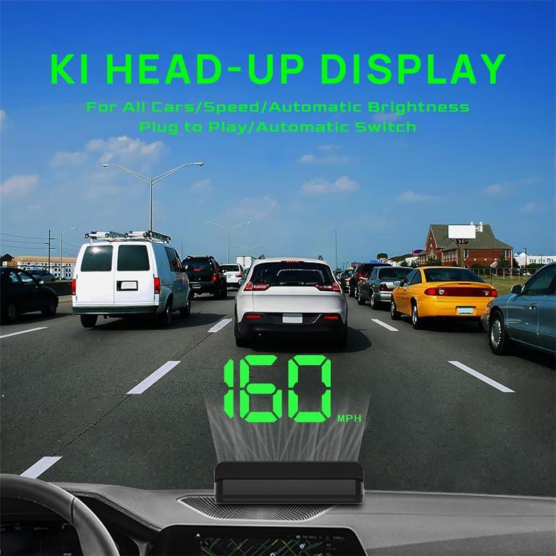 Head up Display Car GPS Digital Speedometer Car Truck Motorcycle Head Up Display Odometer HUD MPH Car Tools Accessory
