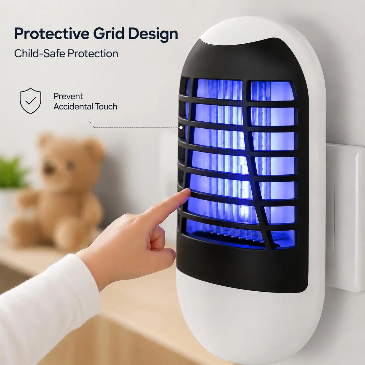 UV Mosquito Trap Lamp, Bug Insect Zapper for Bedroom, Patio Use - Safe, Chemical-Free Home Pest Control Device for Indoor & Outdoor Applications image 8