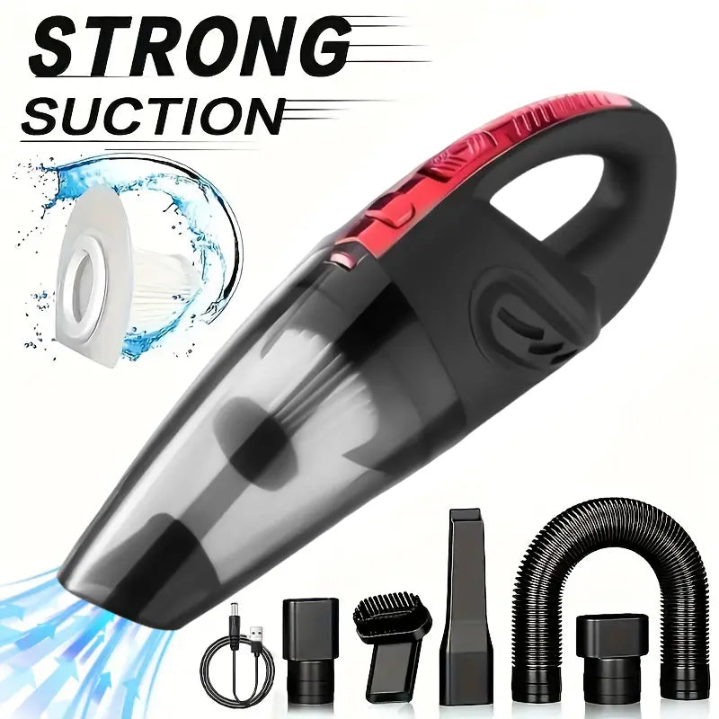 Mini Cordless Handheld Vacuum Cleaner | Powerful Suction for Pet Hair, Dust, Crumbs & Small Messes | Perfect for Home & Car Cleaning | Lightweight, Portable & Wireless with Multiple Attachments | Quick Clean Anytime Anywhere image 10