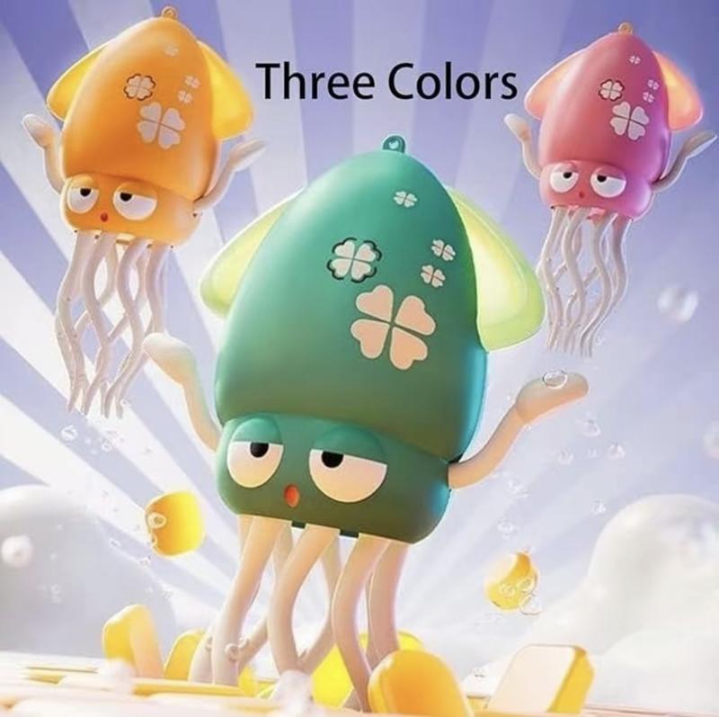 Electric Crawling Octopus Toy with LED Lights & Music, Crazy 8-Leg Action Octopus with Smart Obstacle Avoidance, for Interactive Fun Gifts dancing octopus