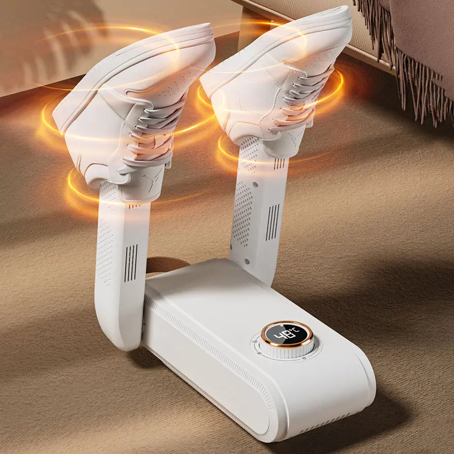 Work Boot Dryer with Smart Timer & Auto Off: TelescopicFolding Design, Boot Warmer & Deodorizer for Work Boots