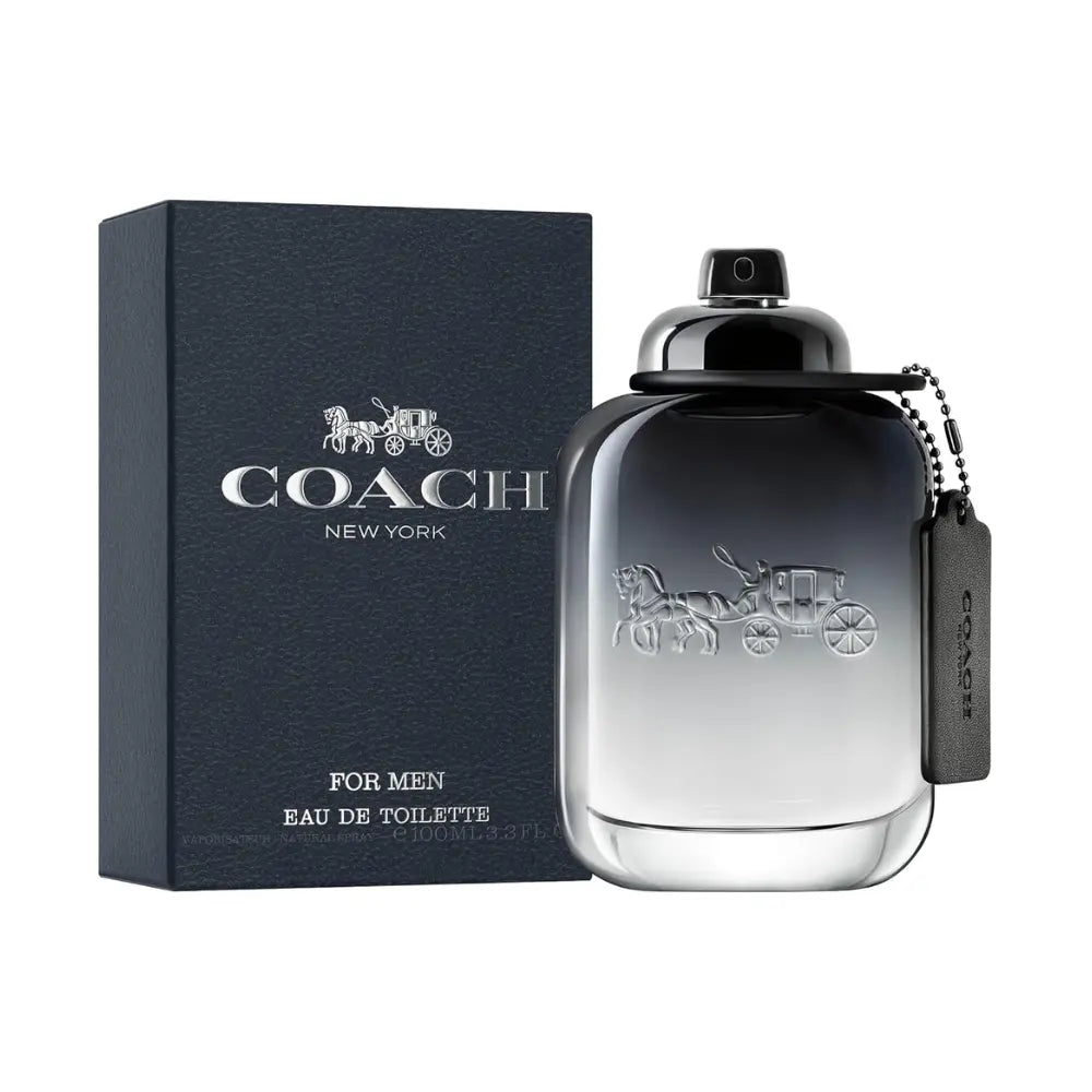Coach For Men Eau De Toilette Spray – Fresh Woody Aromatic Cologne for Men (1.3 oz / 2.0 oz / 3.3 oz / 6.7 oz)