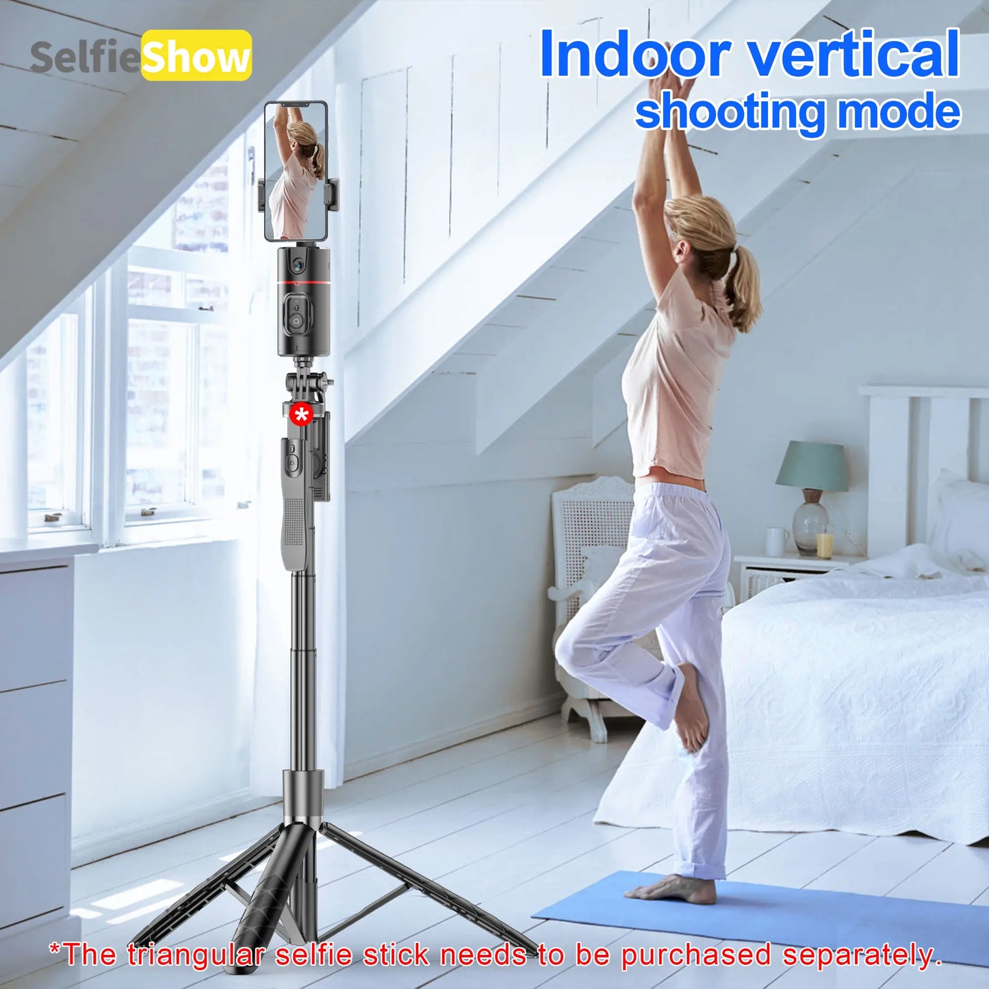 Phone Gimbal Stabilizer, 360° Rotatable Phone Live Broadcast Bracket with Wireless Remote Control, Rechargeable Adjustable Phone Desktop Stand for Phone Shooting, Phone Photography Accessories