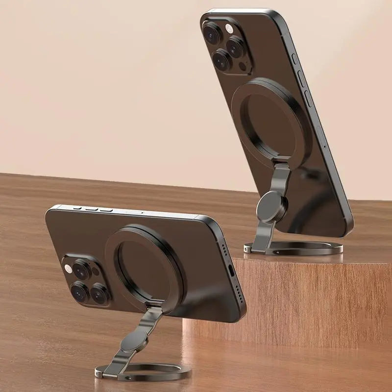 Magnetic Phone Stand & Fidget Spinner Combo, Dual Magnetic Ring Stand, Fidget Toys Adults, Foldable, 360° Rotation, Phone Holder Car, Desk Phone Stand, MagSafe Compatible, Stress Relief Accessory for Home/Office/Travel/Gym image 8