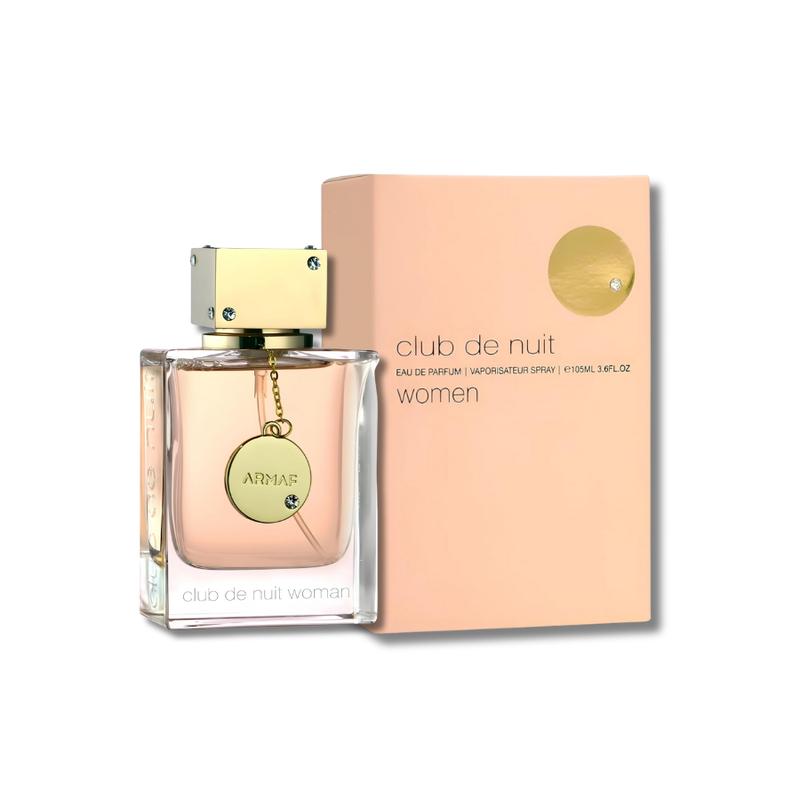 Armaf Club De Nuit for Women - 3.6 oz EDP Spray, Citrus, Rose, Wood, Vanilla, Musk Patchouli, and Earthy Aromas Fragrance Perfume Aromatic Rosa Aromatic Long Lasting Eau