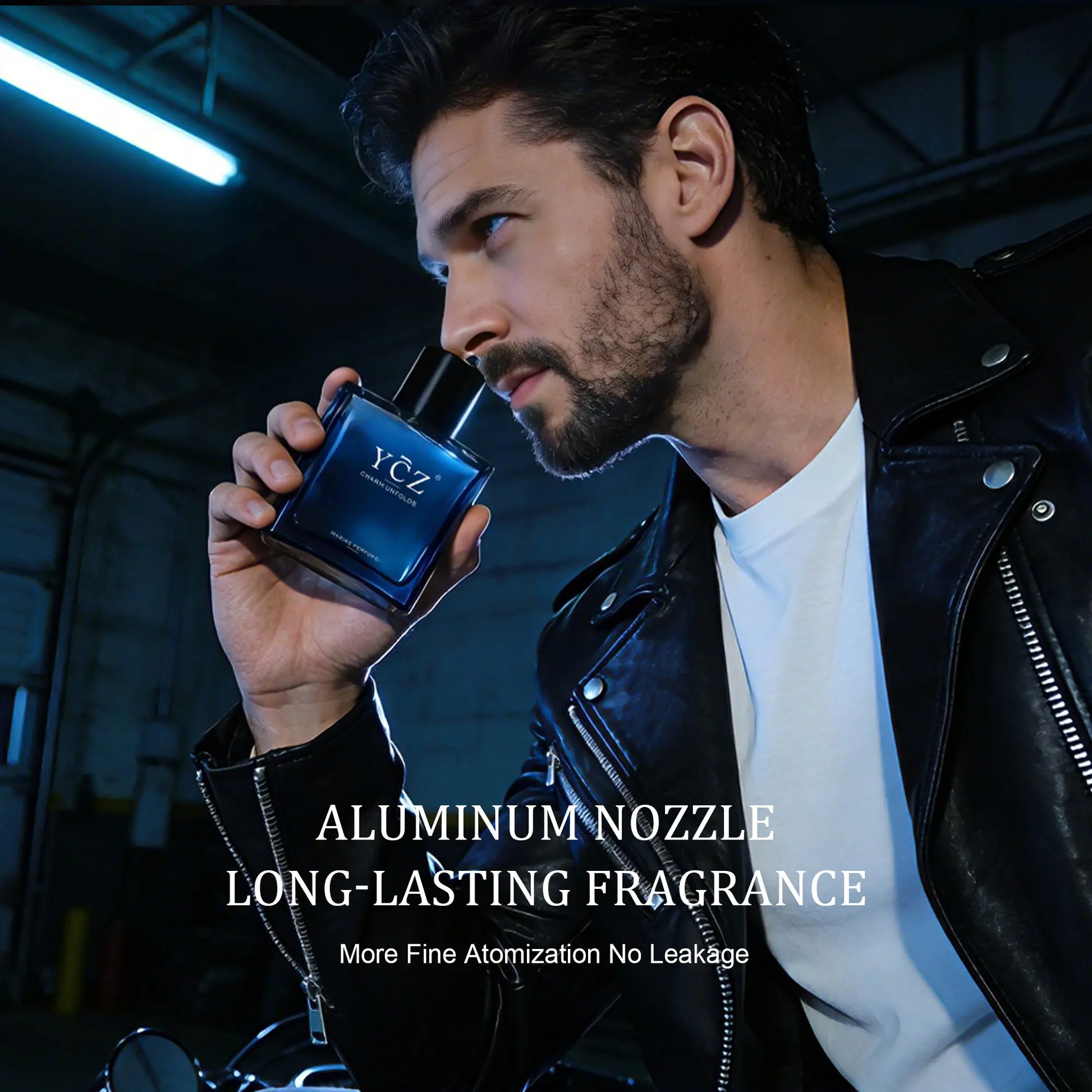 YCZ Midnight Marine Eau de Parfum 1.7oz | Aromatic Marine Fragrance for Men, Magnetic & Sensual, Long-Lasting for Dates and Everyday Wear, Inspired by the Effortless Attraction That Naturally Draws People Closer image 6