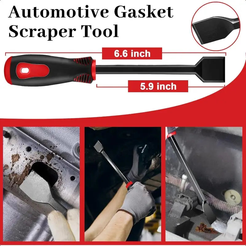 17pcs Telescoping Magnetic Pickup Tool Set with Extendable Neck Hook & Pick Tools for Car Trim Removal Scraper Auto Clip Remover Fastener Rivets Puller Mechanic Automotive Tools Kit image 6