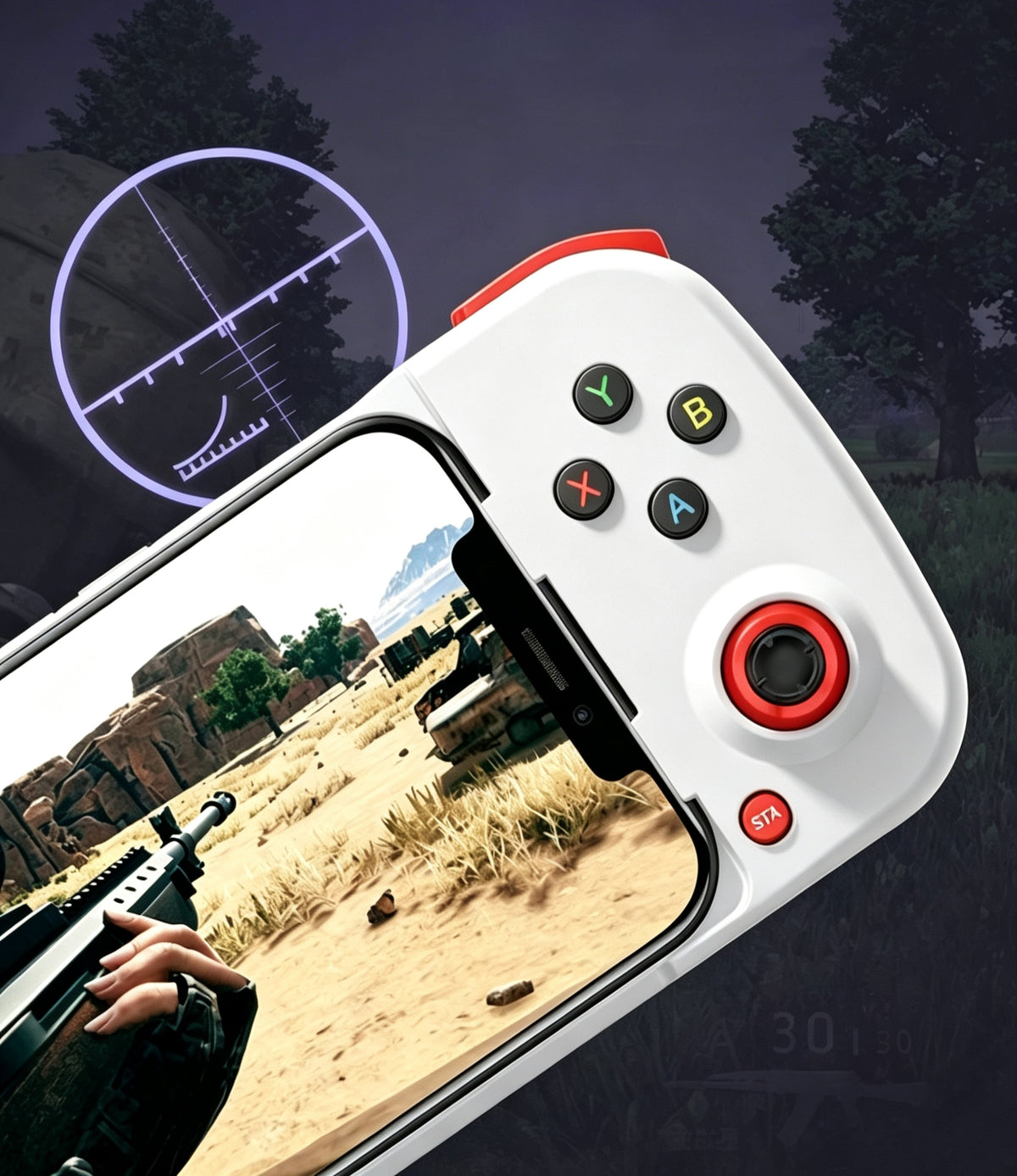 Stretch‑Type Game Controller – Wireless & Wired Gamepad, Telescopic Phone Holder, Compatible with iPhone, Android, Steam Deck, PC & Tablet – Perfect Holiday Gift for Gamers