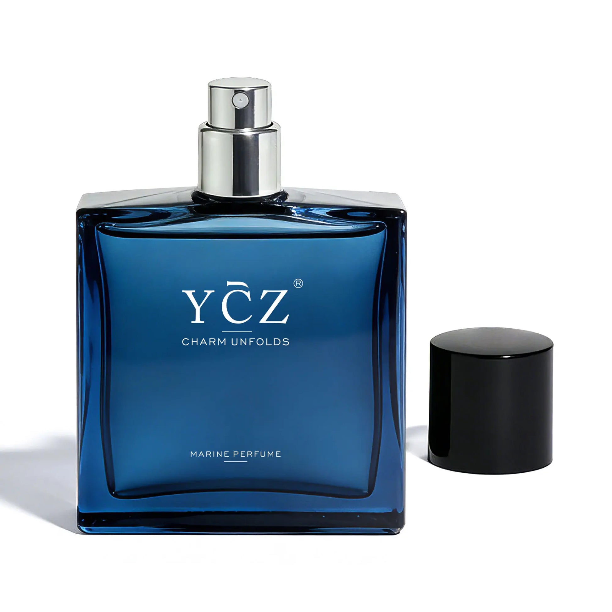 YCZ Midnight Marine Eau de Parfum 1.7oz | Aromatic Marine Fragrance for Men, Magnetic & Sensual, Long-Lasting for Dates and Everyday Wear, Inspired by the Effortless Attraction That Naturally Draws People Closer image 2