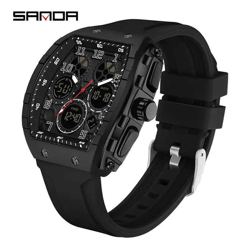 findtime Men's Watch, New Electronic Watch, Digital Multifunctional, Fashionable And Versatile Alarm Clock, Men's Holiday Gift, Suitable for Outdoor Activities, Travel Timepiece, Stylish Wristwatch, Sleek Design Watch, Highquality Timepiece, Electronic image 10