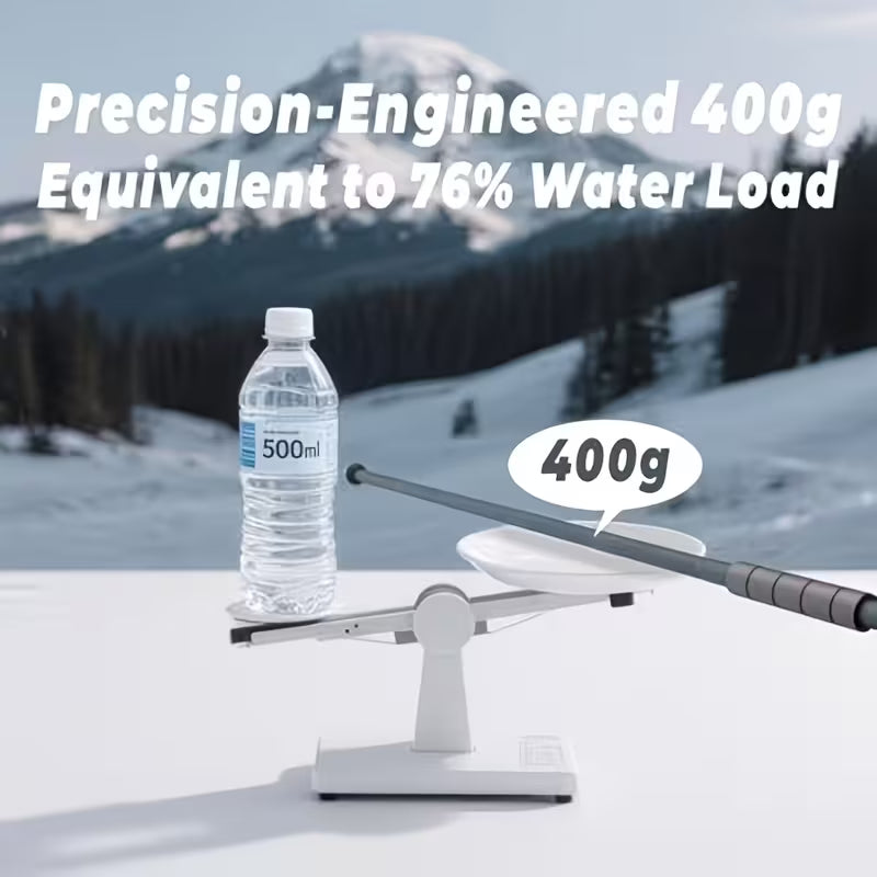 Multifunctional Trekking Pole, Lightweight 5‑Section Telescopic Folding Aluminum Alloy Hiking Stick with Multi‑Tool Accessories, for Backpacking, Camping, Wilderness Survival, Mountaineering & Long‑Distance Hiking