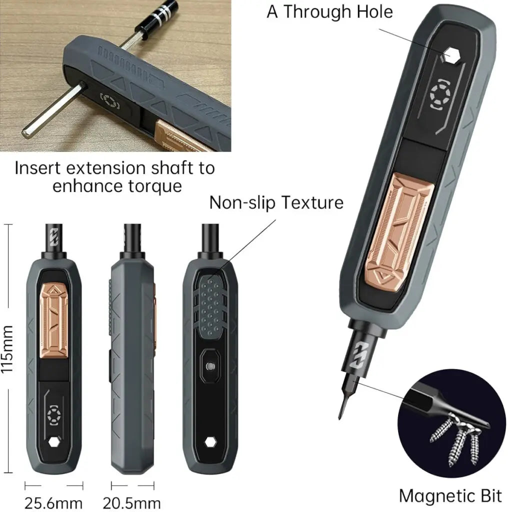 180-in-1 precision screwdriver set with 21 kinds of 160 magnetic drills for laptop repair, glasses, Xbox, manual DIY, etc screwdriver，springtok image 5