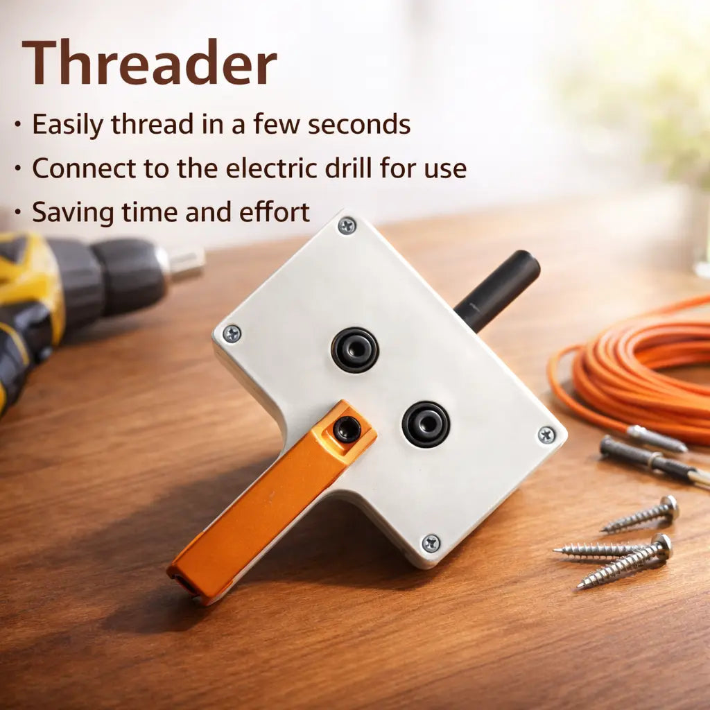 Efficient Cable Pulling Tool for Drill – Heavy-Duty Wire Puller for Conduit, 8mm Capacity Cable Feeding Tool for Electricians, Smooth Wiring Through Pipes & Tight Spaces#Summervibes fathersdaygift,father'sdaygifts image 5