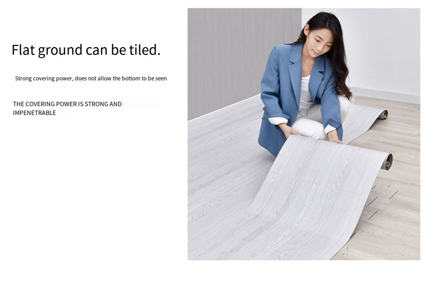 Waterproof Wood Grain Wall Sticker, Self-adhesive Wall Decal, Decorative Wall Sticker for Home Living Room Bedroom15.75" × 118.11" × 0.059"