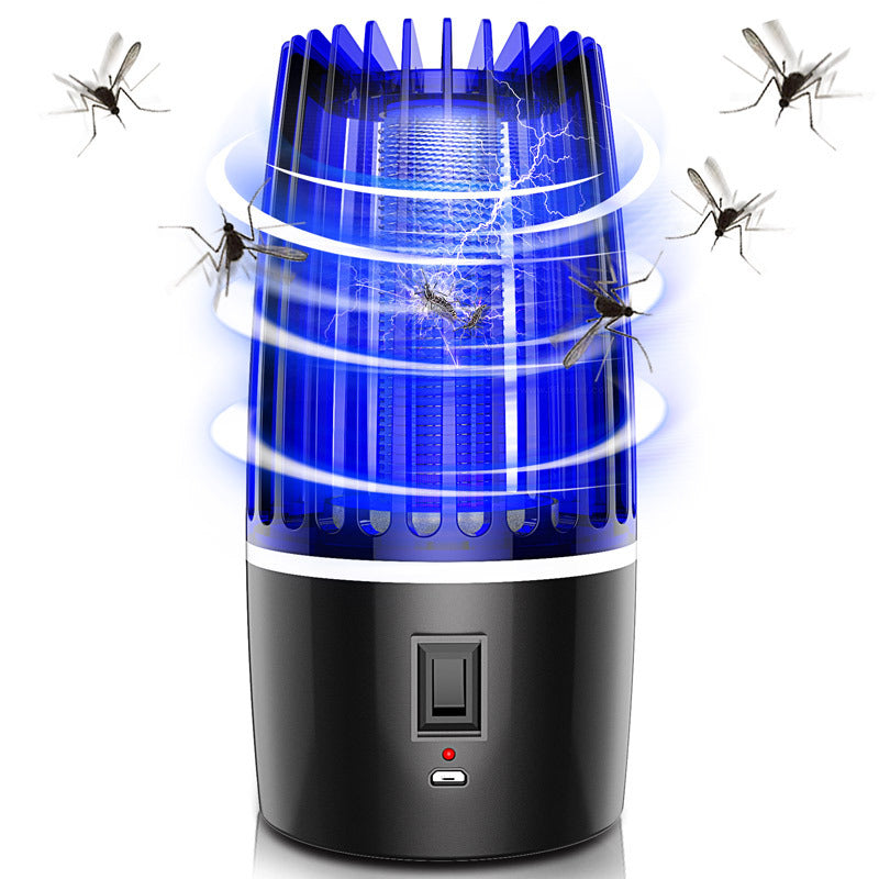 [2026 New] Electric Shock Mosquito Killer Lamp, USB Rechargeable, 2000mAh