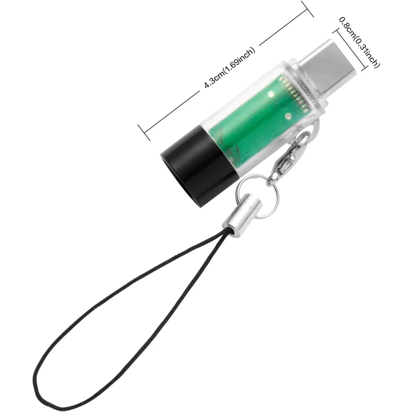 Transparent USB-C Electronic Lighter Accessory (1-2PCS) - Windproof, Waterproof, Lightweight Mini Igniter for Power Bank/Phone, Plug & Play, 10s Auto Shutoff, No Built-in Battery, Safe Mini Gadgets for Purse, Purse Stuffers, Camping image 2