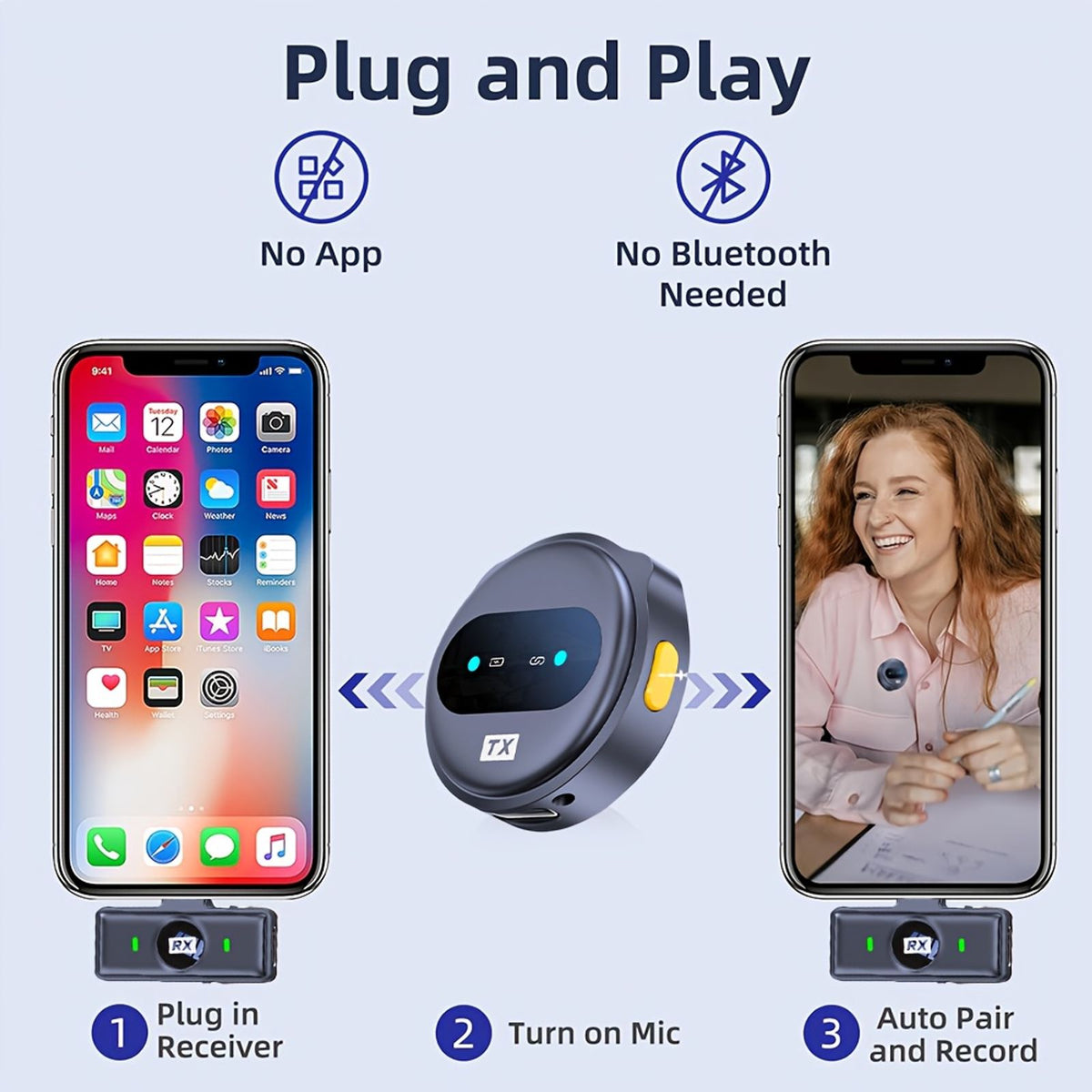 professional wireless lavalier microphone noise reduction image 10