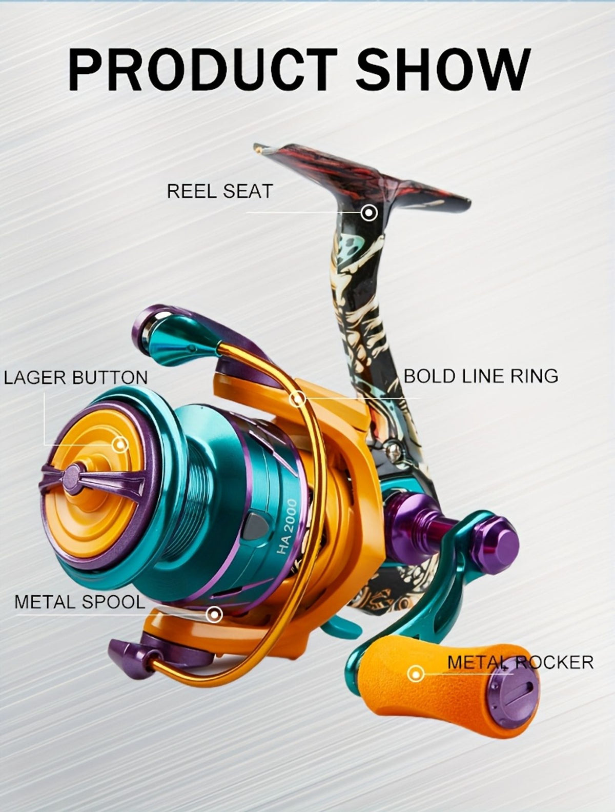 ha 1000 6000 series spinning reel image 4