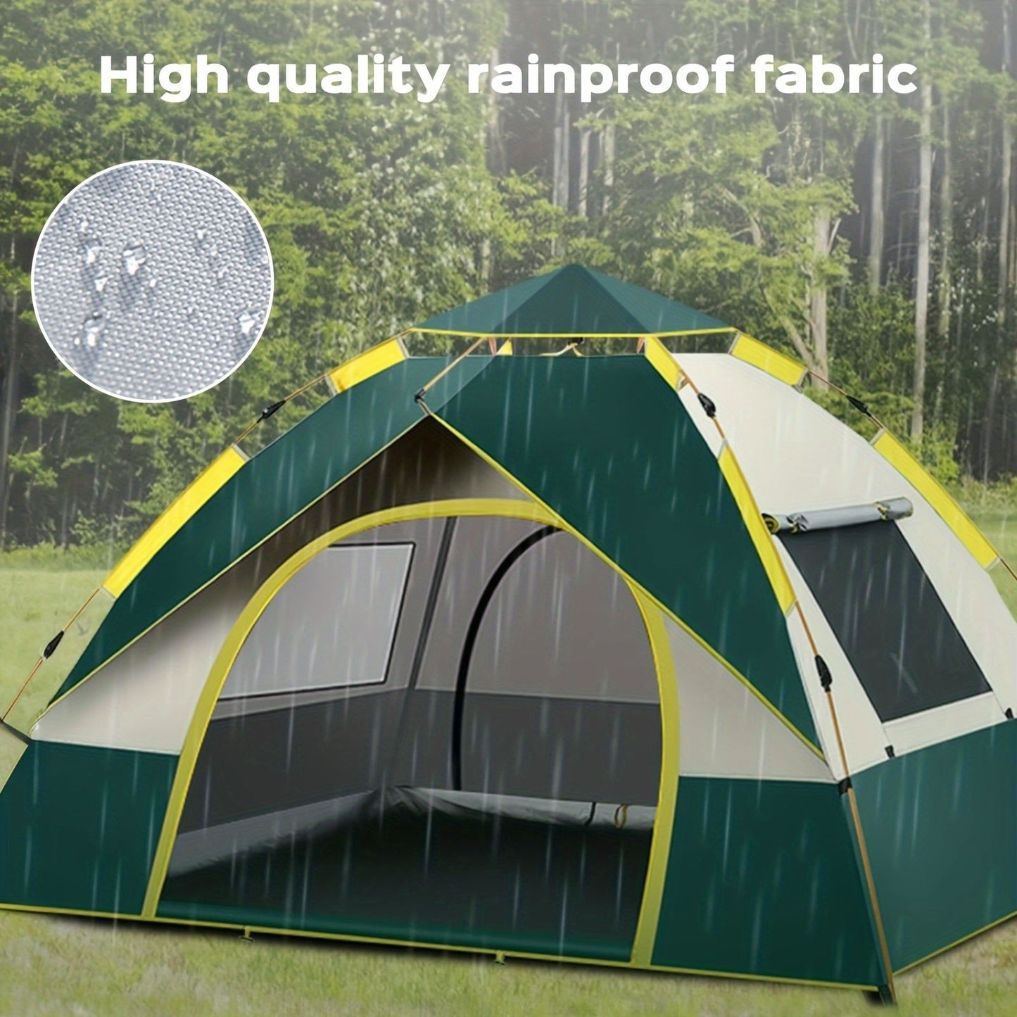 automatic instant setup camping tent 1 3 3 4 person