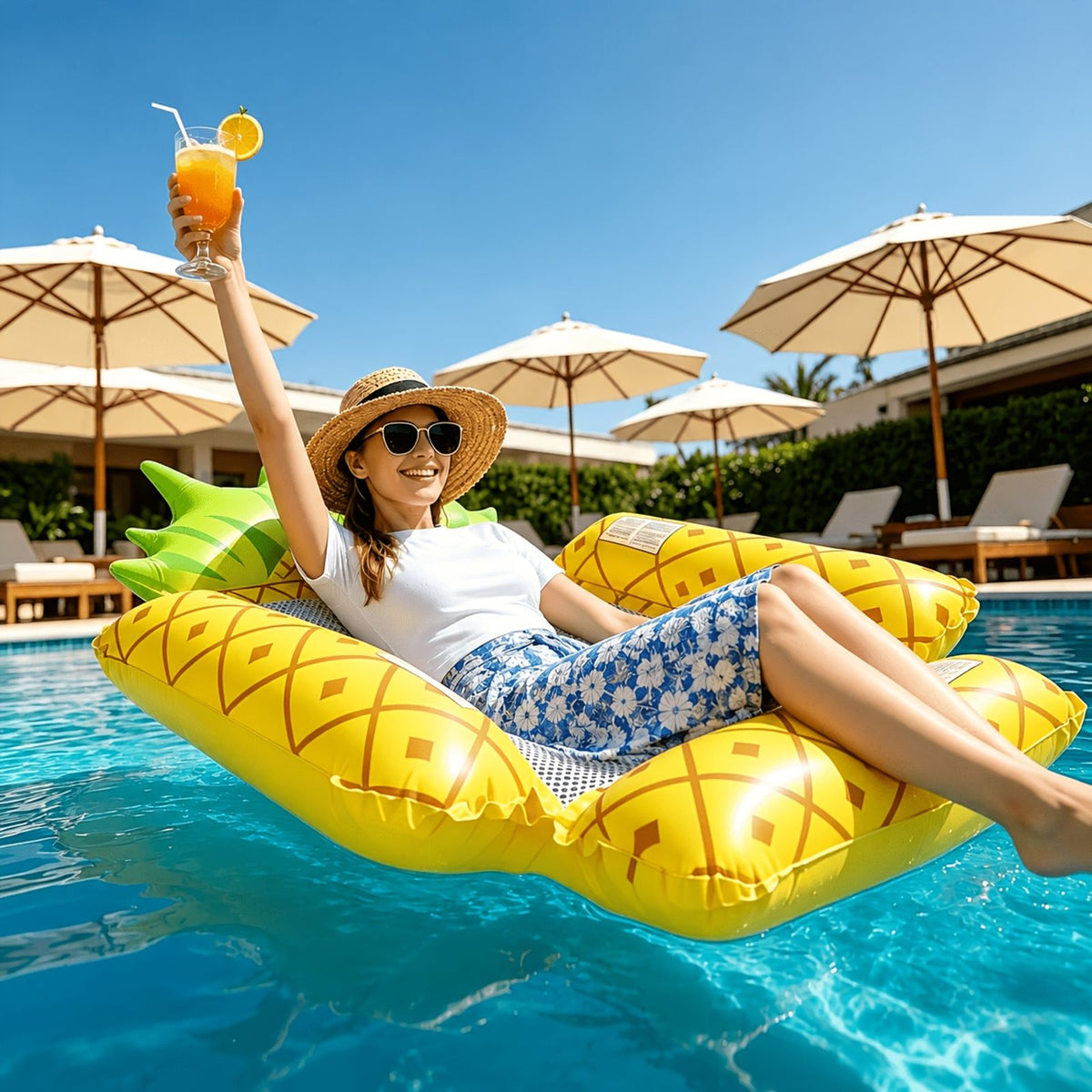 inflatable pool lounger 40 5 x 45 6 comfortable mesh water