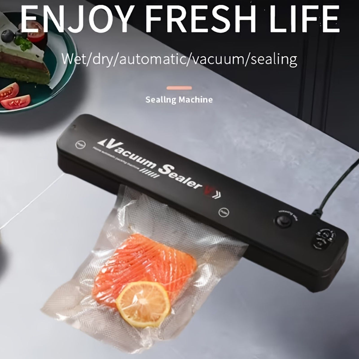 vacuum sealing machine set 55 sealed bags food preservation image 2