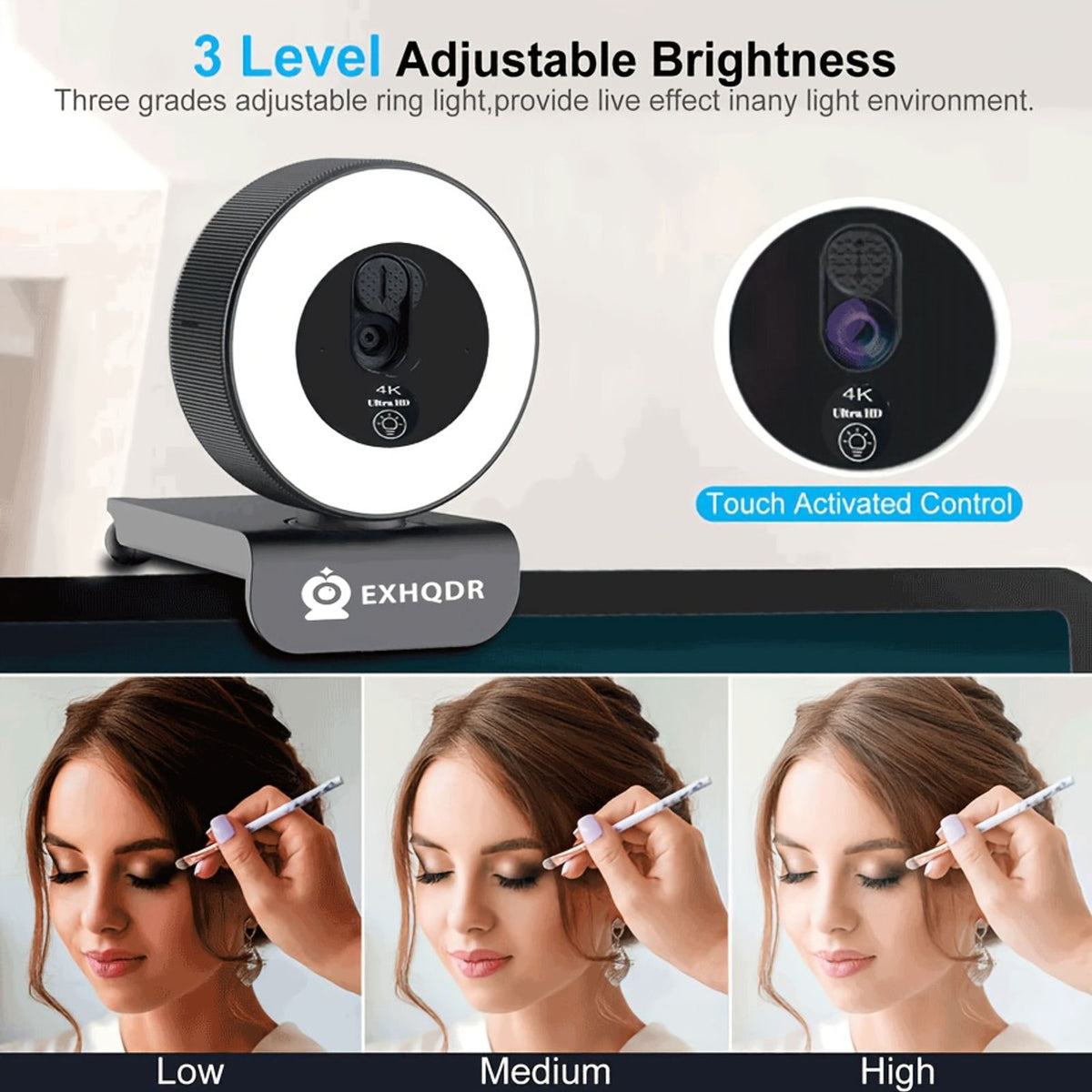 4k ultra clear conference camera built in three image 3