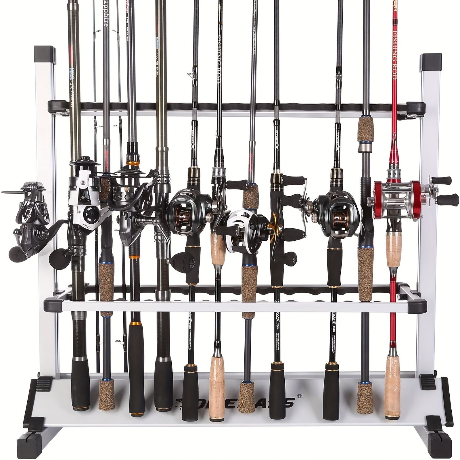 portable fishing rod holder made metal aluminum alloy image 4