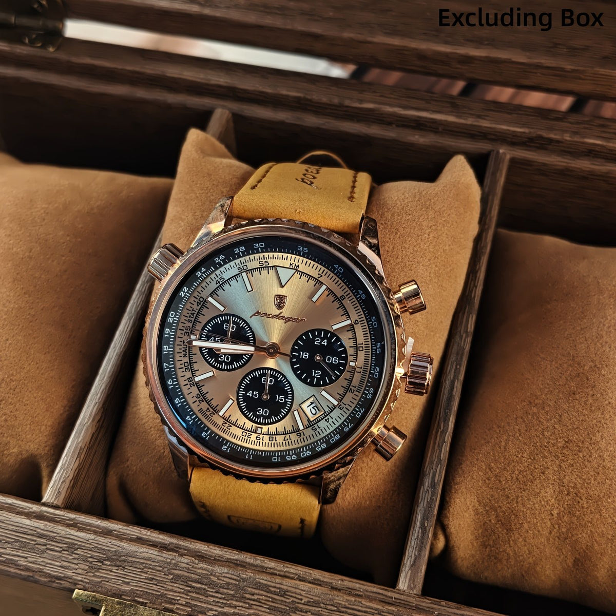 luxury business calendar chronograph multi