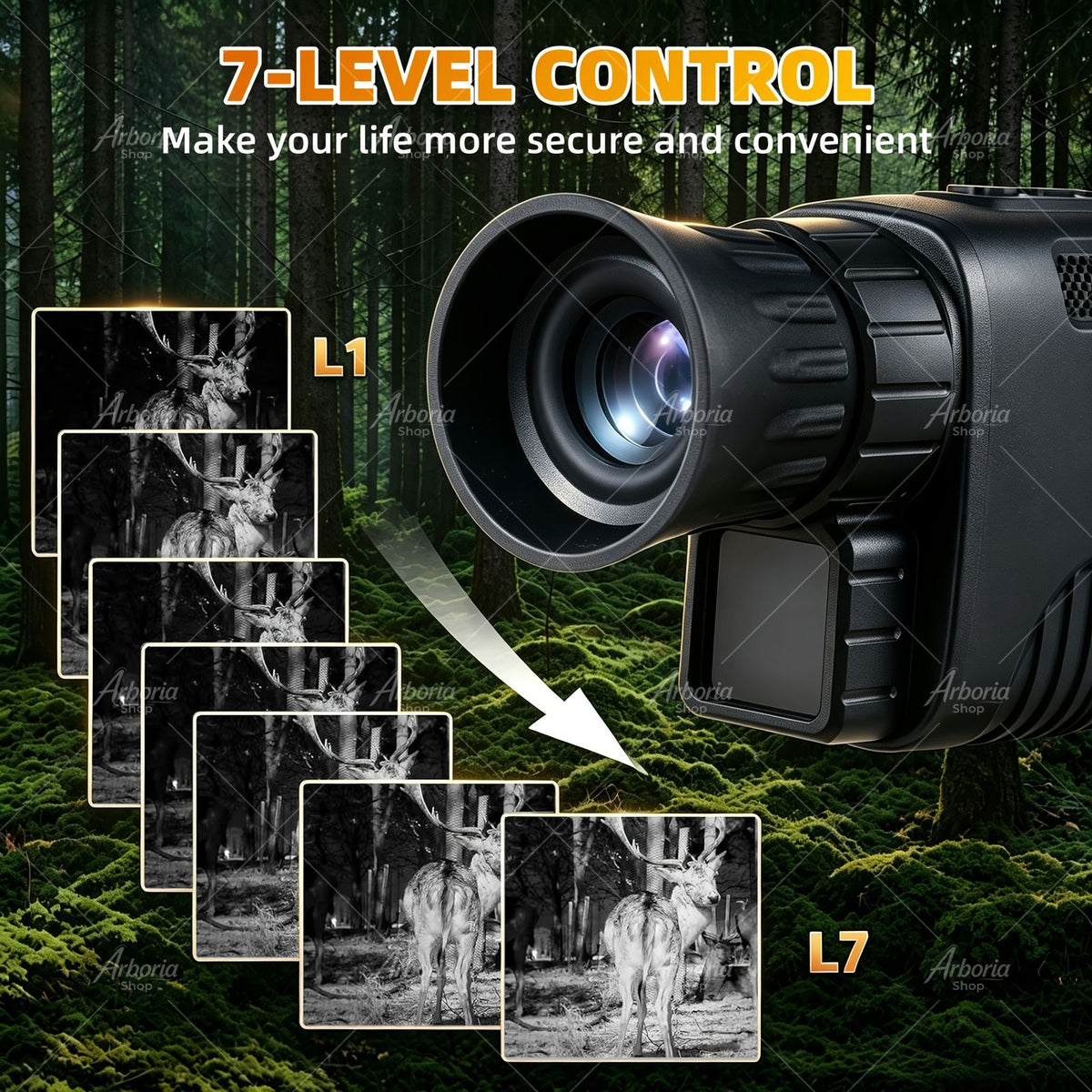 digital viewer infrared monocular 4k image 2