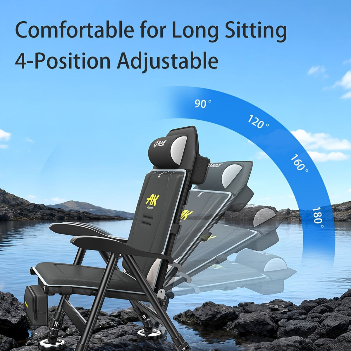 2026 new style european fishing chair new 4 level image 3