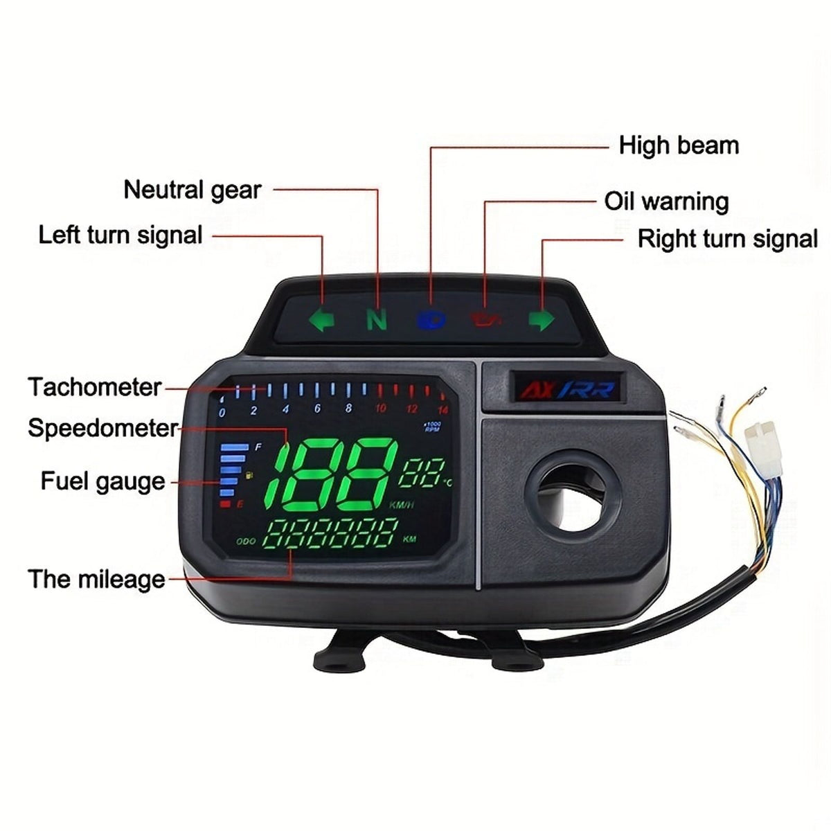 motorcycle speedometer numbers instrument cluster without image 2
