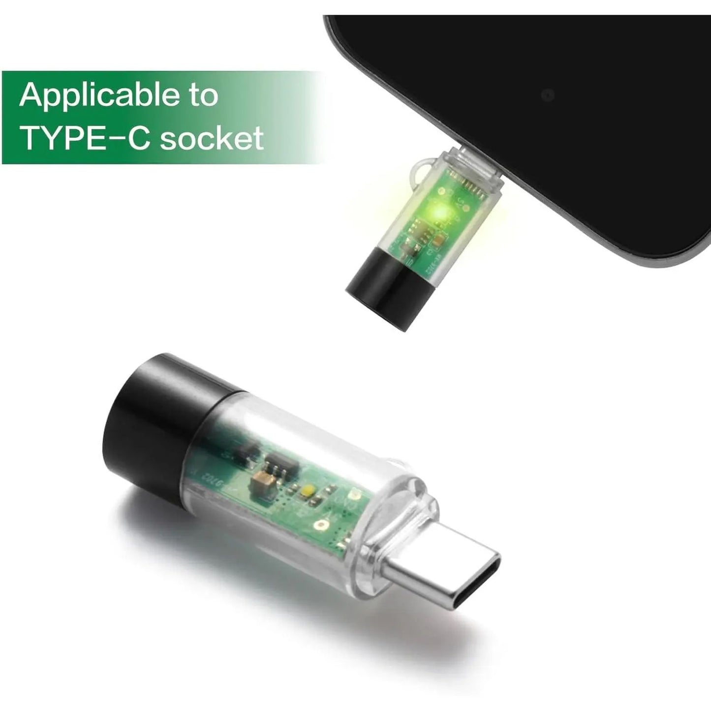 Transparent USB-C Electronic Lighter Accessory (1-2PCS) - Windproof, Waterproof, Lightweight Mini Igniter for Power Bank/Phone, Plug & Play, 10s Auto Shutoff, No Built-in Battery, Safe Mini Gadgets for Purse, Purse Stuffers, Camping image 4