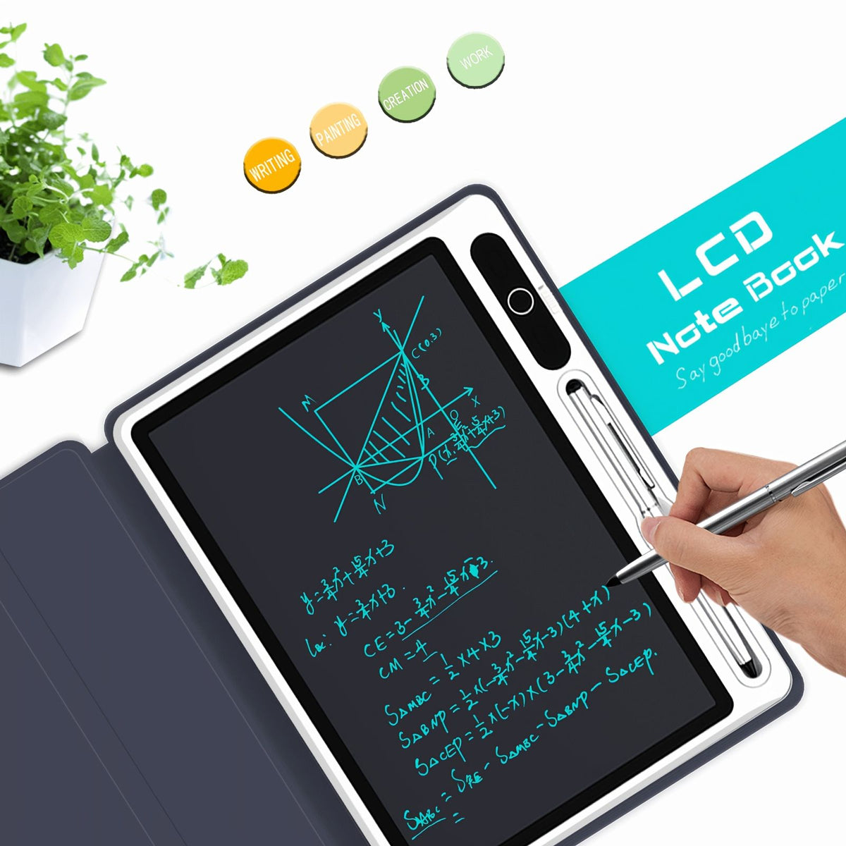 protective case handwriting board portable lcd