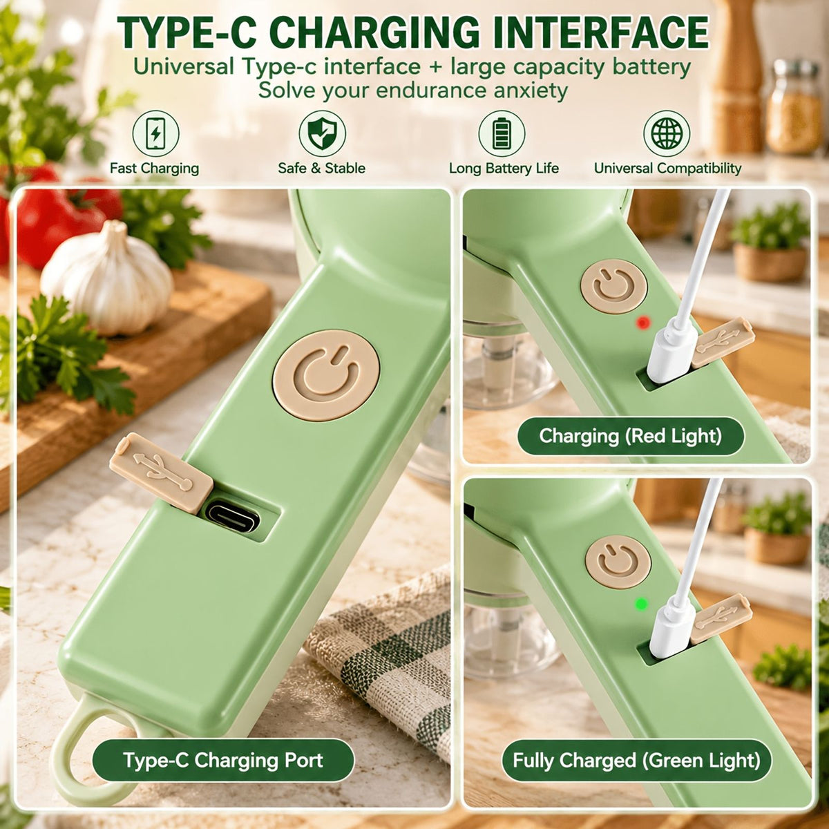 8 in 1 wireless electric vegetable peeler cutter image 9