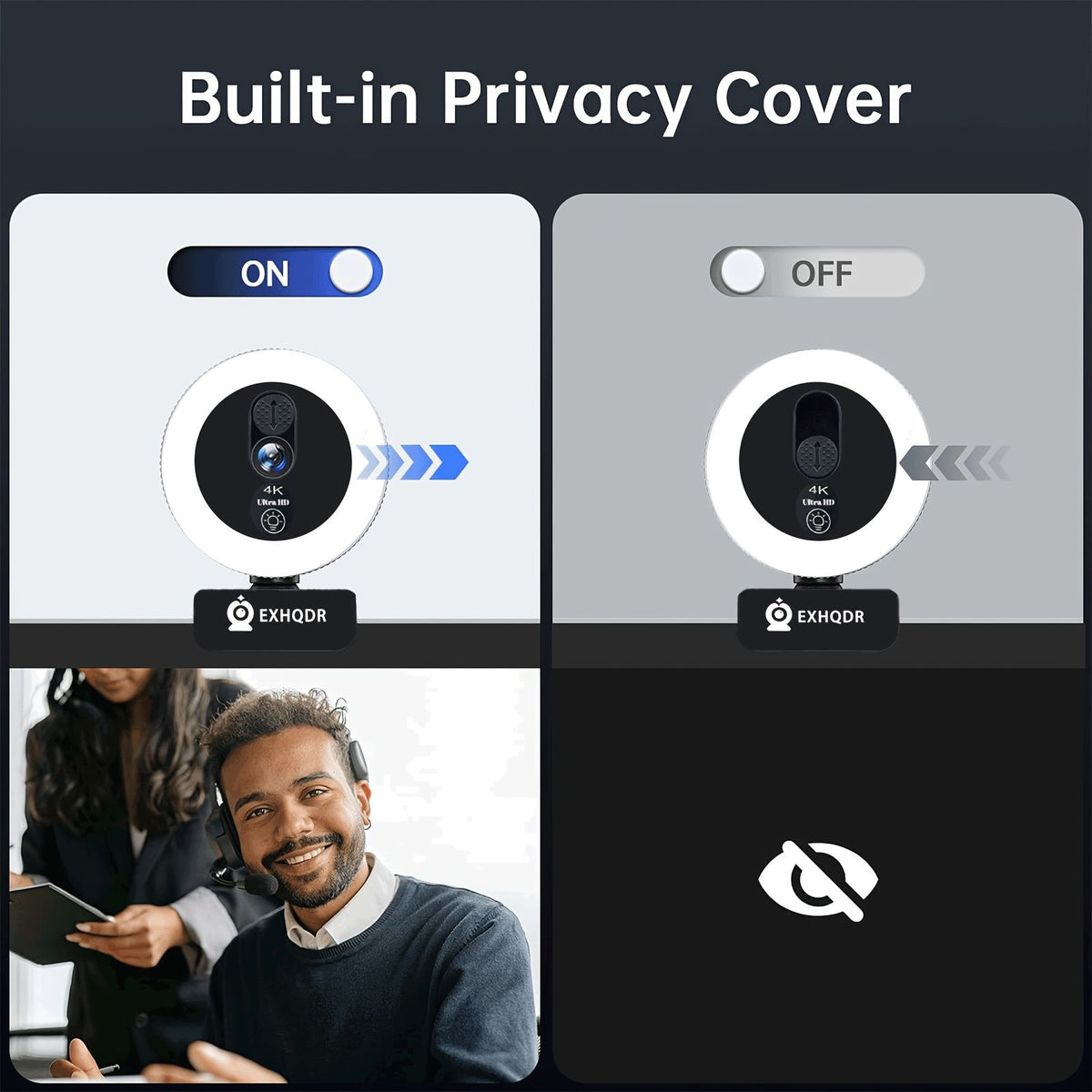 4k ultra clear conference camera built in three image 5